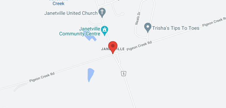 map of 610 JANETVILLE ROAD